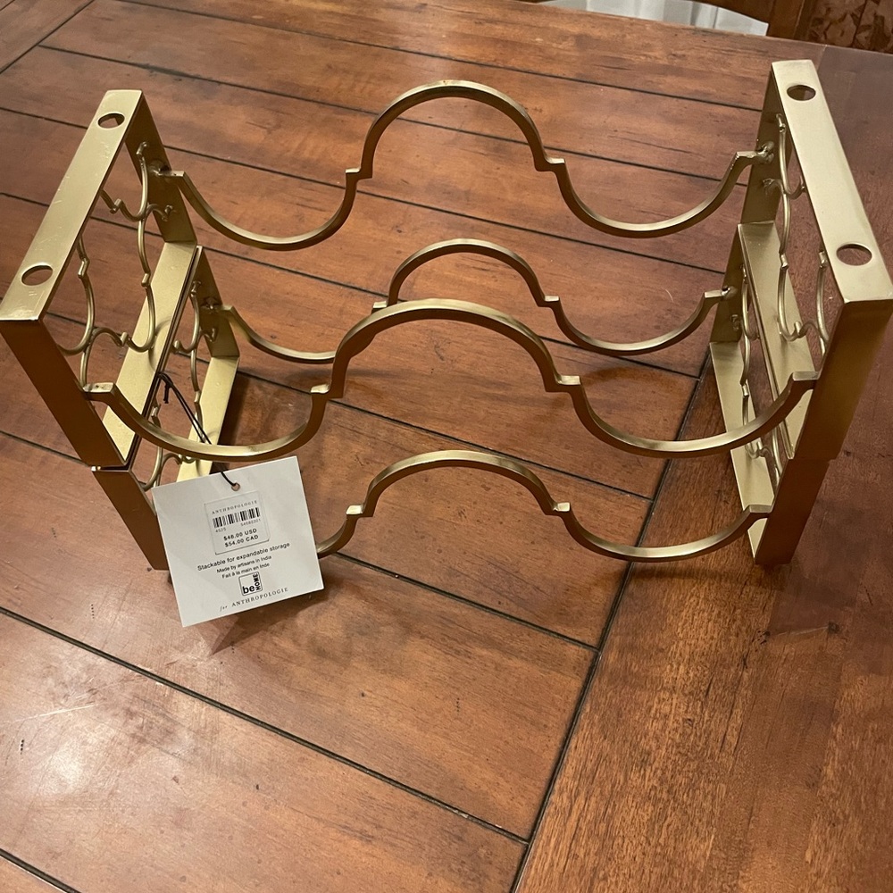 Anthropologie Wine Racks (2)